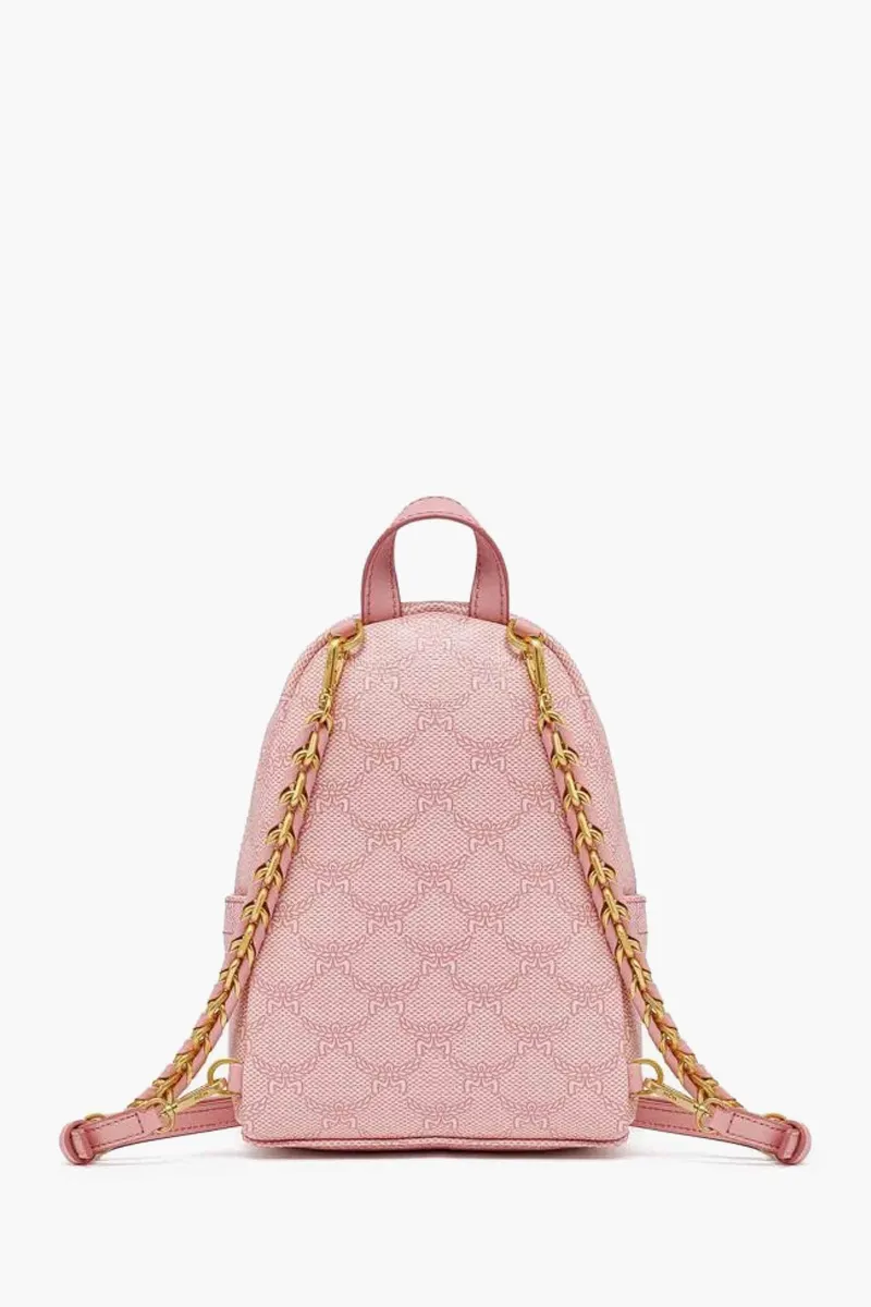 MCM X-Mini Lauretos Stark Bebeboo Backpack in Pink/Silver Pink 2