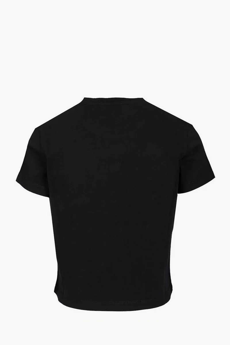 MAISON KITSUNE Women Baby Fox Baby Tee-Shirt in Black Cotton 1