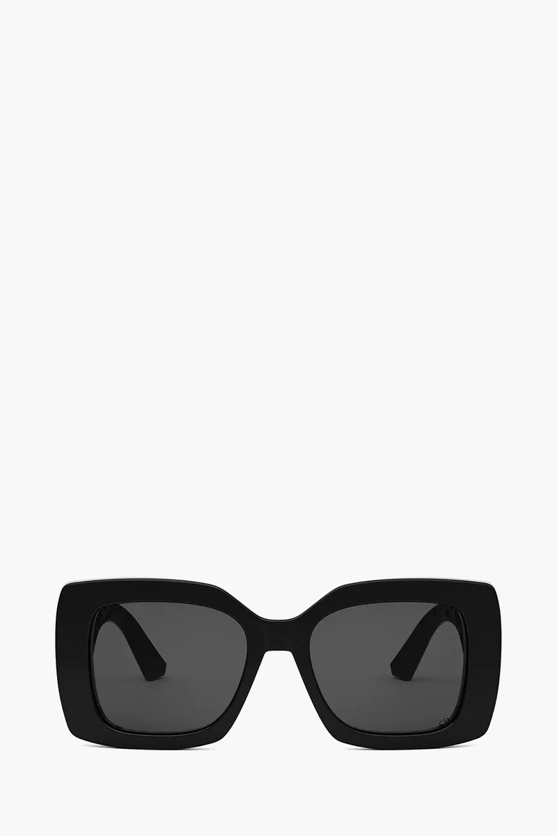 CHRISTIAN DIOR VeryDior Oversized Frame Sunglasses in Black Acetate 0