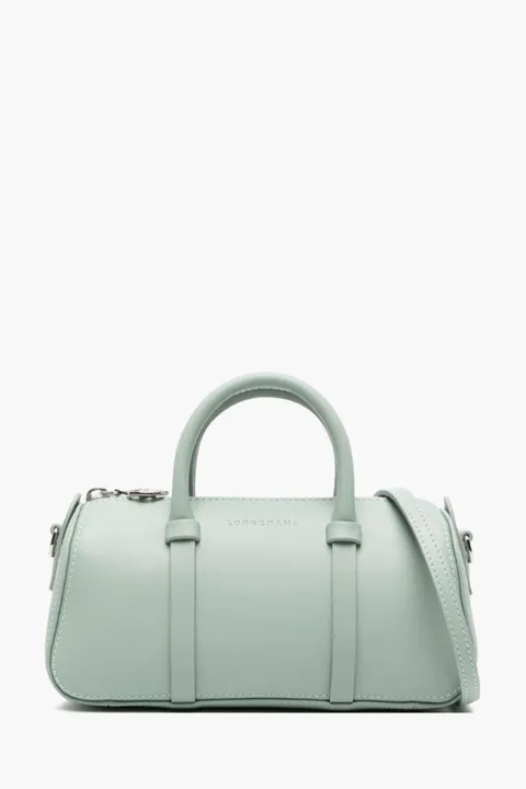 LONGCHAMP Small Daylong Hand Bag in Celadon Leather