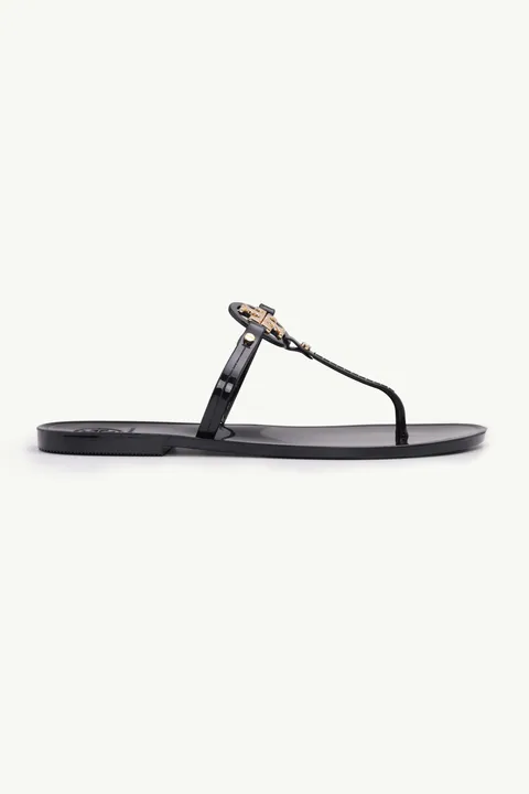 TORY BURCH Mini Miller Thong Sandals in Black