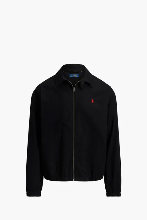 POLO RALPH LAUREN Men The Bayport Poplin Jacket in Polo Black Cotton