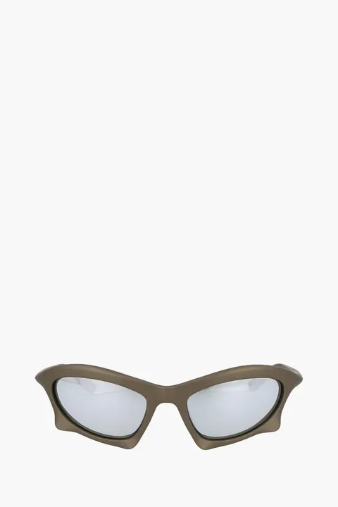 BALENCIAGA Men Bat Rectangle in Silver Bio Based Injection Nylon