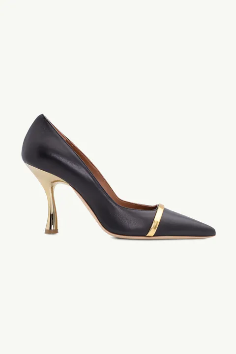 MALONE SOULIERS Karlie Pumps 90mm in Black/Gold