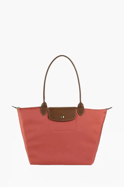 LONGCHAMP Large Le Pliage Tote Bag in Strawberry 