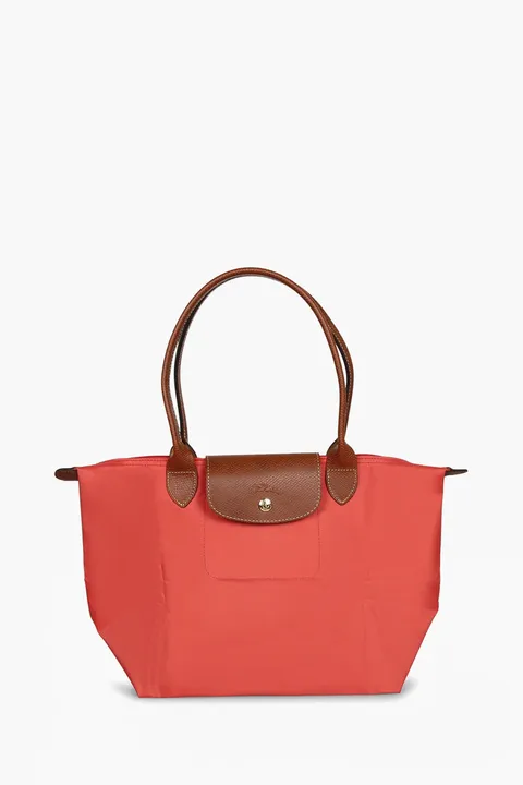 LONGCHAMP Medium Le Pliage Tote Bag in Strawberry