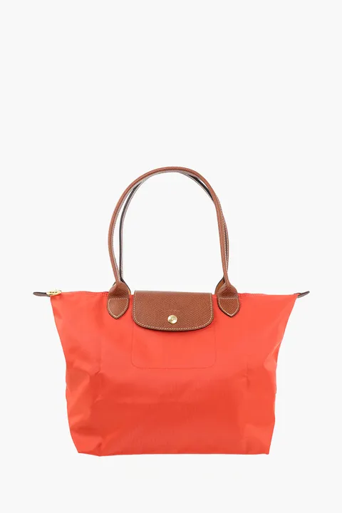 LONGCHAMP Medium Le Pliage Tote Bag in Tomato