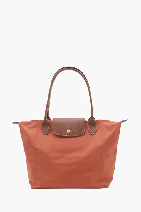 LONGCHAMP Medium Le Pliage Tote Bag in Brick